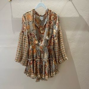 Short MISA floral Elizabetta dress